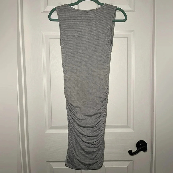 Rip Curl Size X Small Stripe High Tide Rib Midi Dress - Picture 9 of 9
